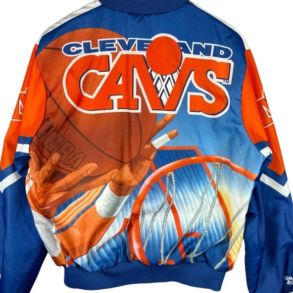 Chalk Line Other - Vintage Chalk Line Cleveland Cavaliers Satin Bomber Jacket Mens Large Basketball